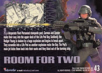 1997 Inkworks Starship Troopers #43 Room for Two Back