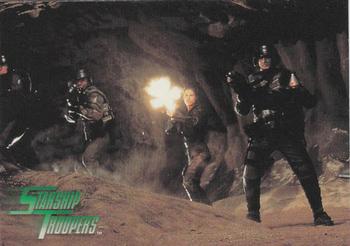 1997 Inkworks Starship Troopers #50 Open Fire! Front