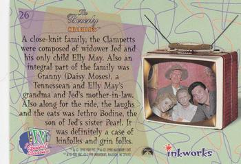 1998 Inkworks TV's Coolest Classics #26 The Beverly Hillbillies: A close-knit family Back