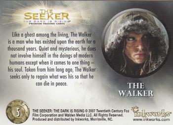 2007 Inkworks The Seeker Dark is Rising #5 The Walker Back