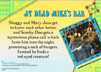 2002 Inkworks Scooby-Doo Movie #20 At Dead Mike's Bar Back