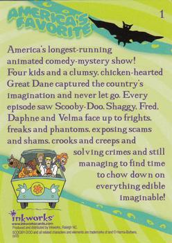 2003 Inkworks Scooby-Doo Mysteries & Monsters #1 America's Favorite Back