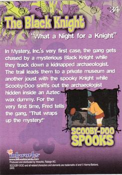 2003 Inkworks Scooby-Doo Mysteries & Monsters #34 The Black Knight Back