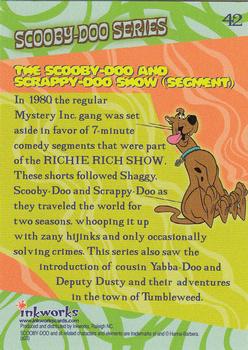 2003 Inkworks Scooby-Doo Mysteries & Monsters #42 The Scooby-Doo and Scrappy-Doo Show (Segment) Back
