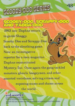 2003 Inkworks Scooby-Doo Mysteries & Monsters #43 Scooby-Doo, Scrappy-Doo and Yabba-Doo Back
