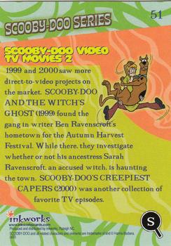 2003 Inkworks Scooby-Doo Mysteries & Monsters #51 Scooby-Doo Video TV Movies 2 Back