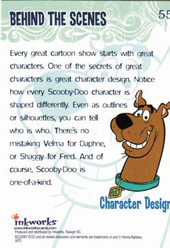 2003 Inkworks Scooby-Doo Mysteries & Monsters #55 Character Design Back