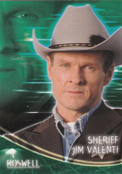 2000 Inkworks Roswell #9 Sheriff Jim Valenti Front
