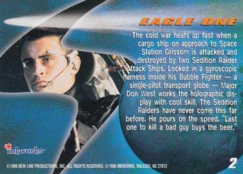 1998 Inkworks Lost in Space Movie #2 Eagle One Back