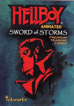 2007 Inkworks Hellboy Animated Sword of Storms #1 Hellboy Animated Sword of Storms (title card) Front