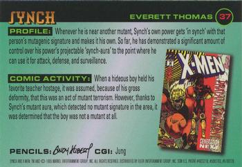 1995 Ultra X-Men Chromium - Gold Signature #37 Synch Back