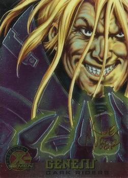 1995 Ultra X-Men Chromium - Gold Signature #45 Genesis Front
