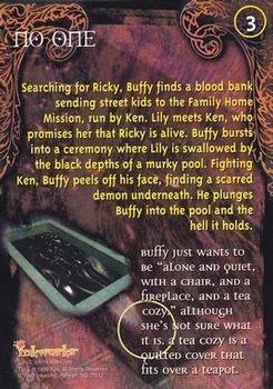 1999 Inkworks Buffy the Vampire Slayer Season 3 #3 No One Back