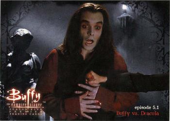 2001 Inkworks Buffy the Vampire Slayer Season 5 #4 Winner and Still Slayer Front