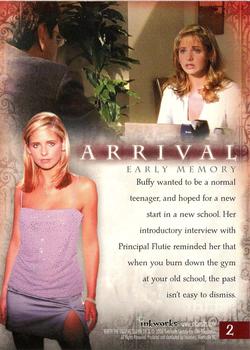 2006 Inkworks Buffy the Vampire Slayer Memories #2 Arrival Back