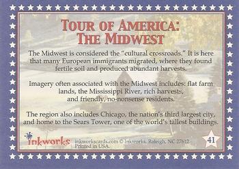 2001 Inkworks American Pride #41 The Midwest Back