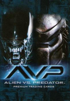 2004 Inkworks Alien vs. Predator #1 Title Card Front