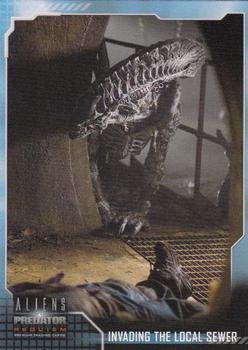 2007 Inkworks Alien vs. Predator Requiem #20 Invading the Local Sewer Front