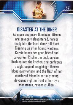 2007 Inkworks Alien vs. Predator Requiem #37 Disaster at the Diner Back