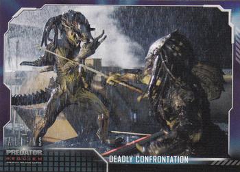2007 Inkworks Alien vs. Predator Requiem #68 Deadly Confrontation Front