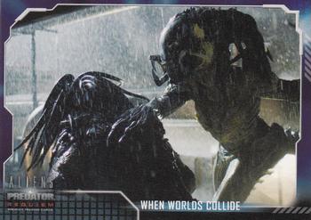 2007 Inkworks Alien vs. Predator Requiem #69 When Worlds Collide Front