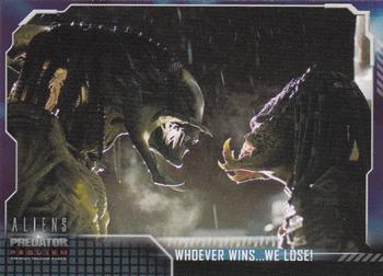 2007 Inkworks Alien vs. Predator Requiem #71 Whoever Wins... We Lose! Front