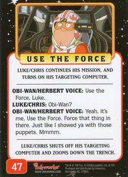 2008 Inkworks Family Guy Presents Episode IV: A New Hope #47 Use the Force Back