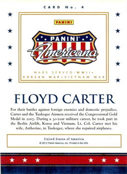 2012 Panini Americana Heroes & Legends - US Military Elite #4 Floyd Carter Back