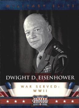 2012 Panini Americana Heroes & Legends - US Military Elite #2 Dwight D. Eisenhower Front