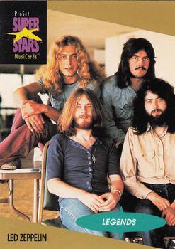 1991 Pro Set SuperStars MusiCards #24 Led Zeppelin Front