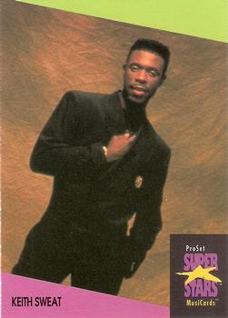 1991 Pro Set SuperStars MusiCards #272 Keith Sweat Front