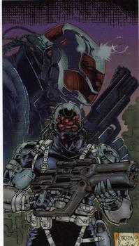 1994 Wildstorm WildC.A.T.s #16 Black Razor In Standard Assault Gear Front