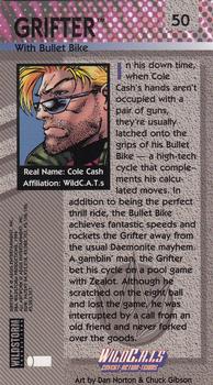 1994 Wildstorm WildC.A.T.s #50 Grifter With Bullet Bike Back
