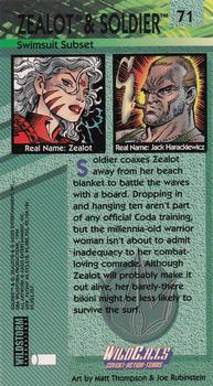 1994 Wildstorm WildC.A.T.s #71 Zealot & Soldier Back