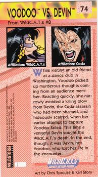 1994 Wildstorm WildC.A.T.s #74 Voodoo vs. Devin Back