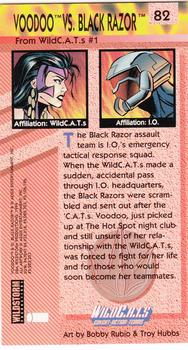 1994 Wildstorm WildC.A.T.s #82 Voodoo vs. Black Razor Back