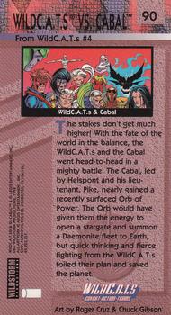1994 Wildstorm WildC.A.T.s #90 WildC.A.T.s vs. Cabal Back