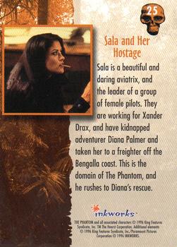 1996 Inkworks The Phantom (Movie) #25 Sala and Her Hostage Back