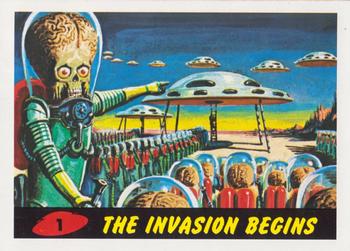 2012 Topps Mars Attacks Heritage #1 The Invasion Begins Front