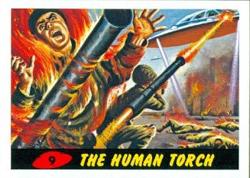 2012 Topps Mars Attacks Heritage #9 The Human Torch Front