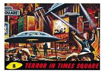 2012 Topps Mars Attacks Heritage #8 Terror in Times Square Front
