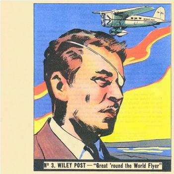 1936 Goudey History of Aviation (R65) #3 Wiley Post Front