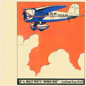 1936 Goudey History of Aviation (R65) #6 Wiley Post's 