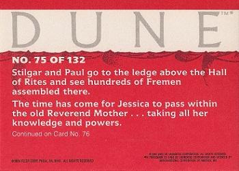 1984 Fleer Dune #75 The Fremen Gather To Witness 