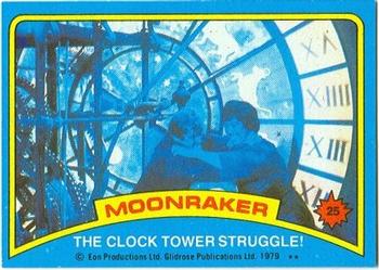 1979 Topps Moonraker #25 The clock tower struggle! Front