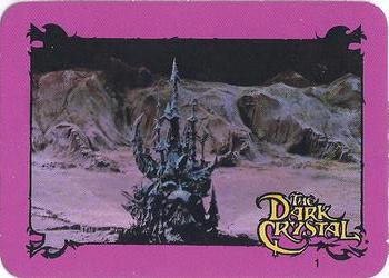 1982 Donruss The Dark Crystal #1 The Castle of the Dark Crystal Front