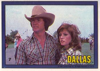 1981 Donruss Dallas #7 Bobby & Pam Front