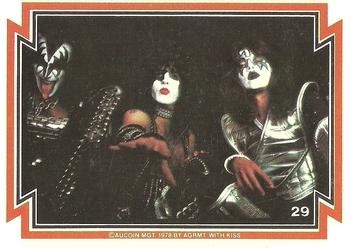 1978 Donruss Kiss #29 Gene / Paul / Ace Front