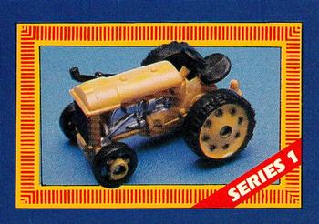 1989 Micro Machines Microcards #13 Classic Ford Farm Tractor Front