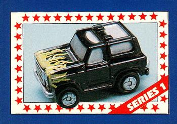 1989 Micro Machines Microcards #64 1973-89 Chevrolet Blazer Front